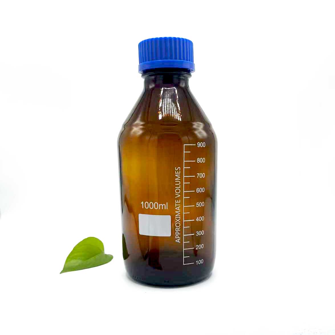 1000 ml jantarna steklena reagentna steklenica 1000 ml jantarna steklena reagentna steklenica